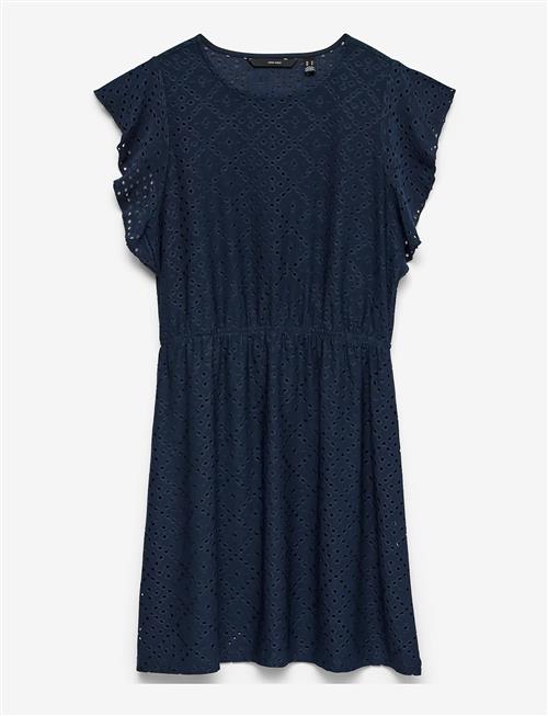 Vero Moda | Vmtassa Sl Frill Short Dress Jrs Noos | L