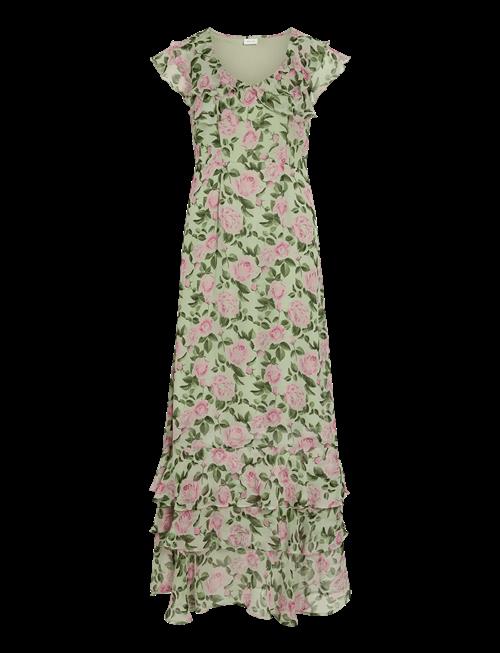 Vila | Vimarigold C/S V-Neck Maxi Dress/Dc/Ka | 34
