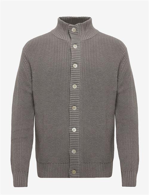 Lindbergh Black | 1927: Merino Blend Button Through Cardigan | XXXL
