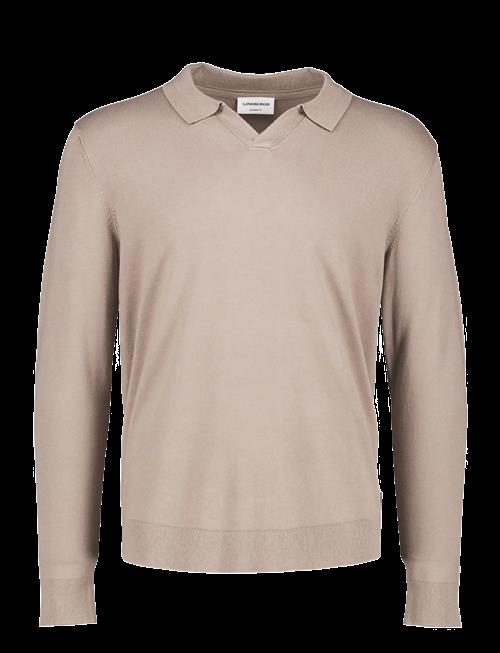 Lindbergh | Soft Viscose Blend V-Neck Polo | S