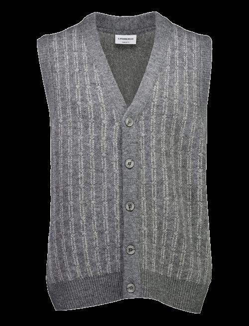 Lindbergh | Jacquard Knitted Slipover Cardigan | XL