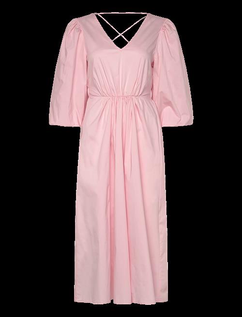 Object | Objpaige 2/4 Re Vneck Midi Dress 144 | 36