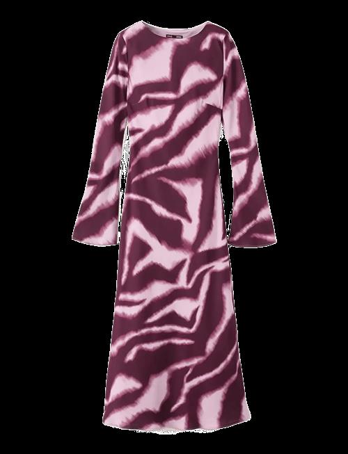 Mango | A-Line Animal-Print Dress | L
