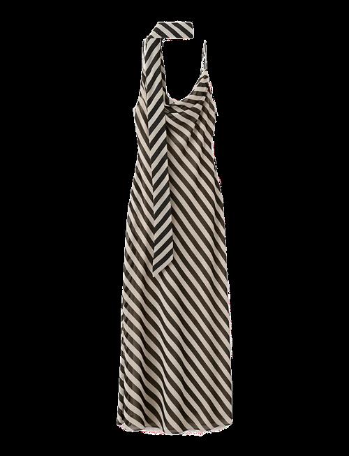 Mango | Printed Dress With Foulard | L