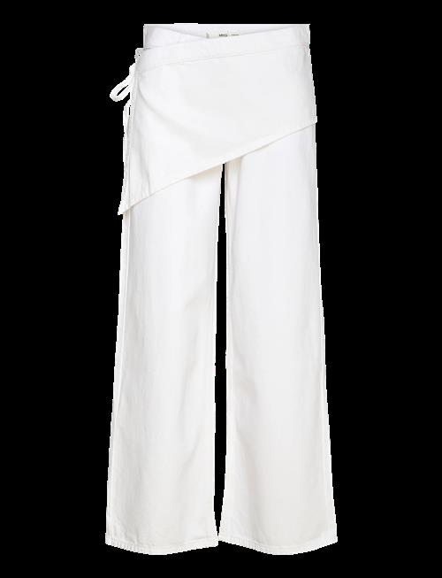Mango | Jean Wide Leg Removable Scarf | 40