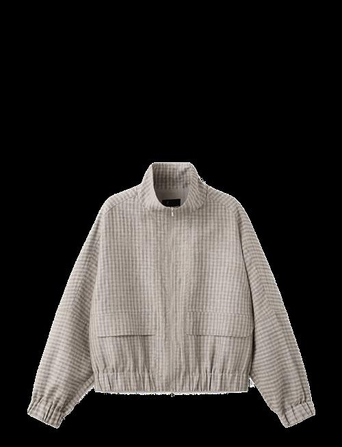 Mango | Checked Bomber Jacket | L
