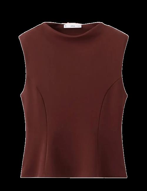 Mango | Peplum Shoulder Pad T-Shirt | L