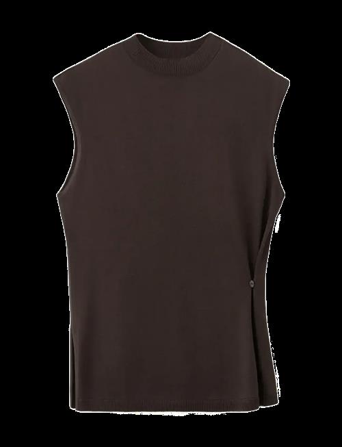 Mango | Side Gathered Knitted Top | XS