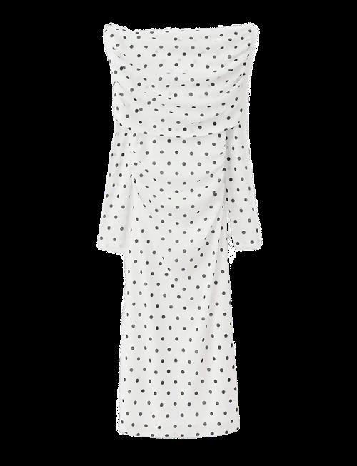Mango | Polka Dot Bandeau Dress | XL