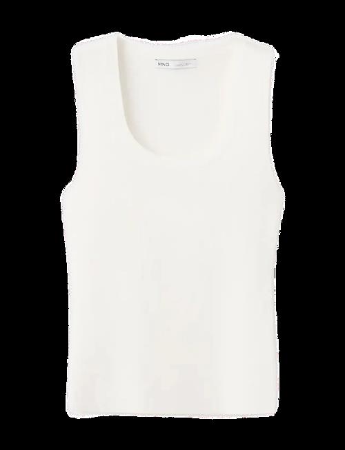 Mango | Round-Neck Knitted Top | XL