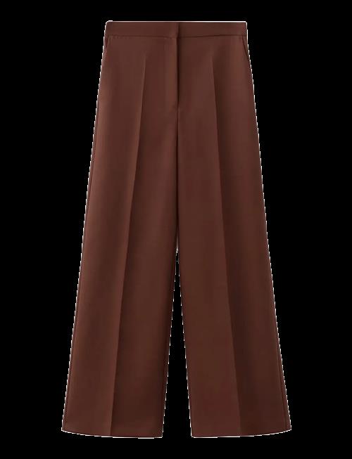 Mango | High-Waisted Lyocell Trousers | 38
