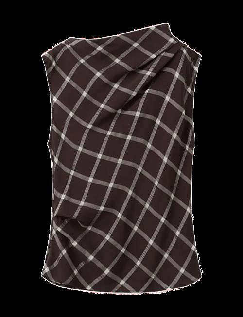 Mango | Fitted Top With Draped Neckline | L