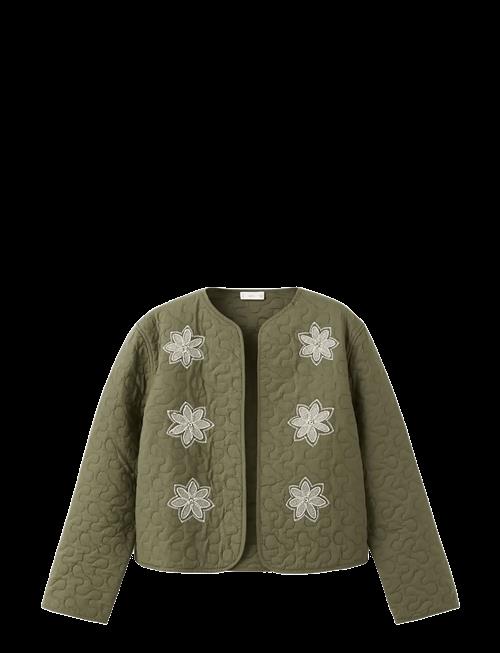 Mango | Embroidered Quilted Jacket | M