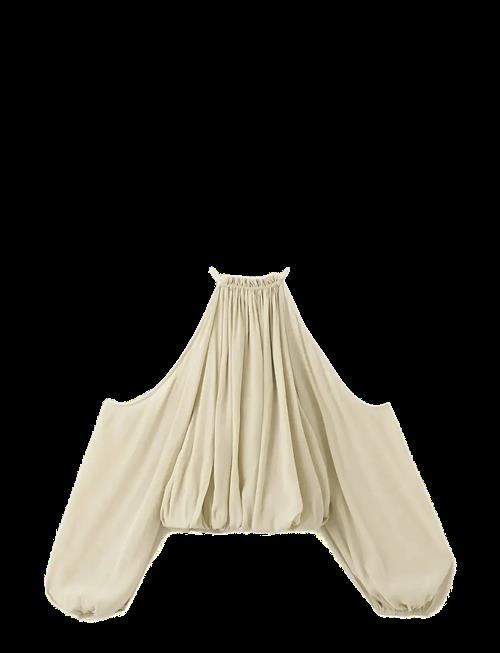 Mango | Off-The-Shoulder Lyocell Blouse | M