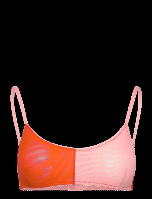Understatement Underwear | Mesh Two-Tone Scoop Bralette | XL
