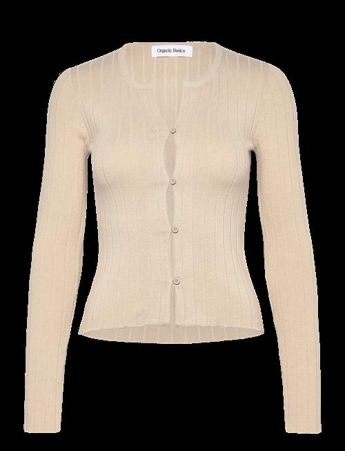 Organic Basics | Soft Knit Rib Cardigan | L