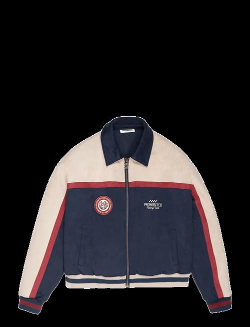Prohibited | Suede Club Jacket Navy | XS