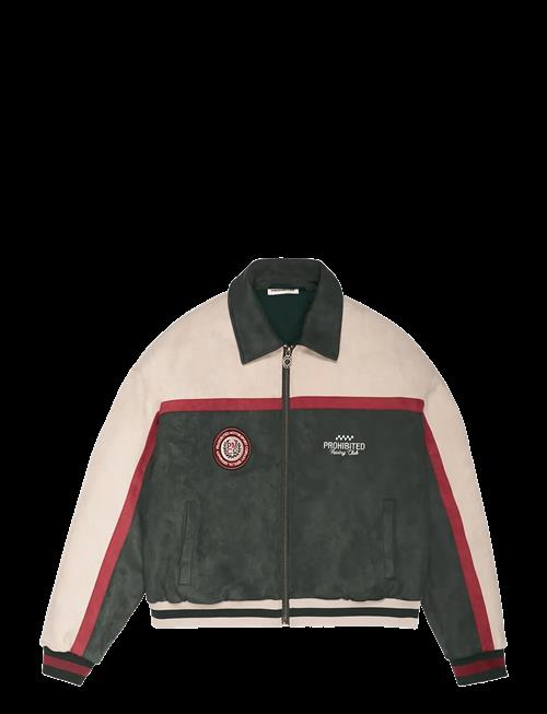 Prohibited | Suede Club Jacket Green | S