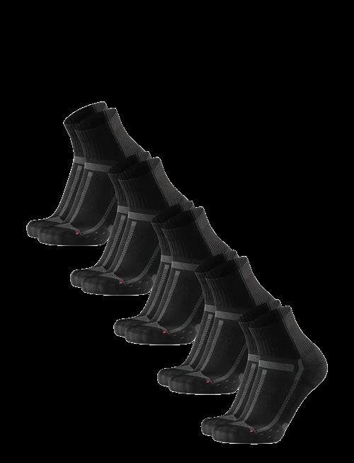 Danish Endurance | Long Distance Running Quarter Socks 5-Pack | 39-42