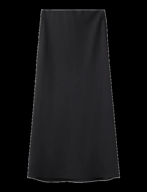 Mango | Linen-Blend Straight Skirt | XXL