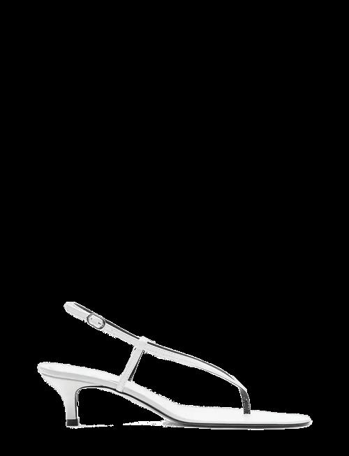 Se Mango | Heeled Leather Sandals With Straps | 37 hos Booztlet