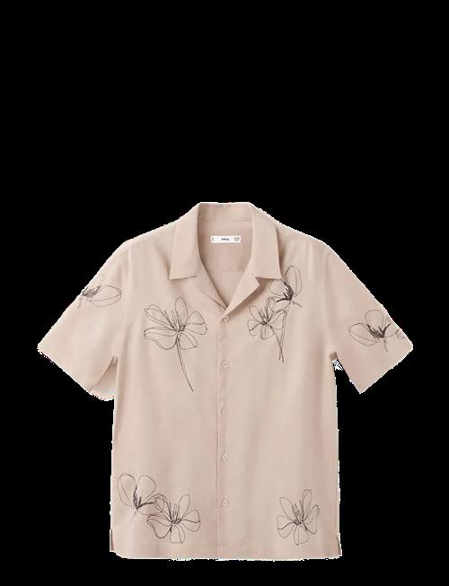 Mango | Embroidered Detail Regular Fit Shirt | S