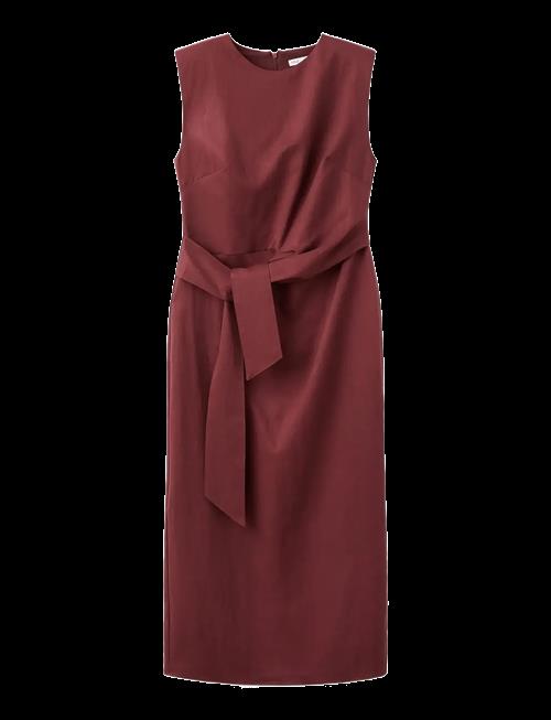 Mango | Lyocell Dress With Knot Detail | XS