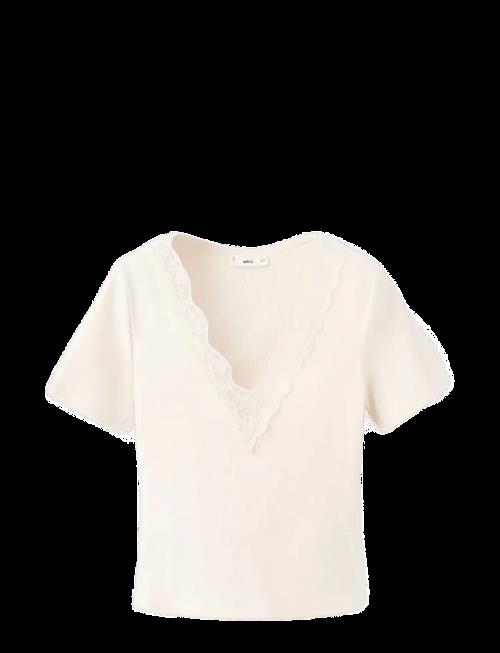 Mango | Lace Trim Top | XL