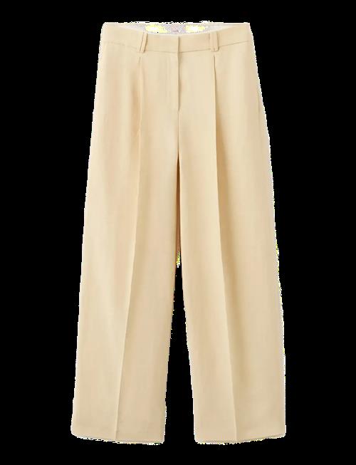 Mango | Straight Linen-Blend Trousers | 38