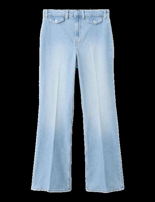 Mango | Wide Leg Mid-Rise Jeans With Pockets | 38