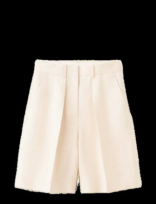 Mango | Straight-Fit Lyocell Bermuda Shorts | 36