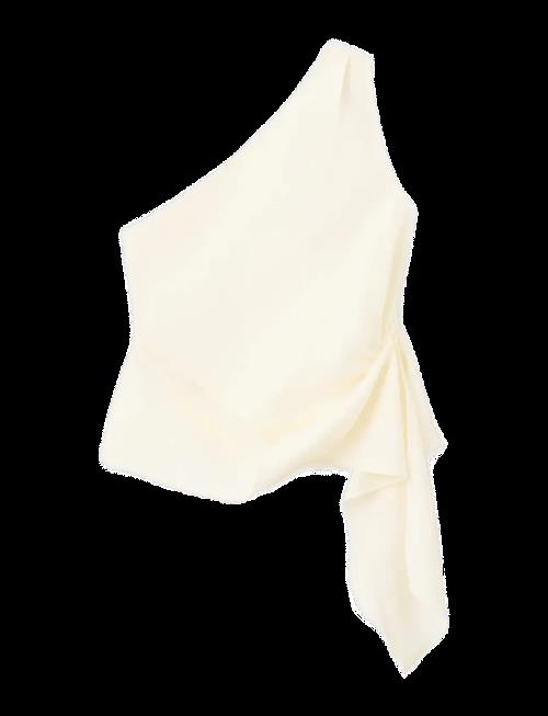 Mango | Asymmetrical Lyocell Top | L