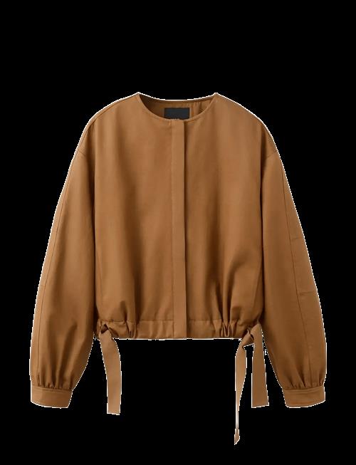 Mango | Lyocell Jacket With Elastics | M