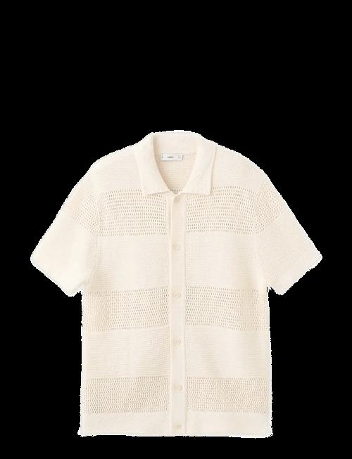 Mango | Openwork Knitted Shirt | S