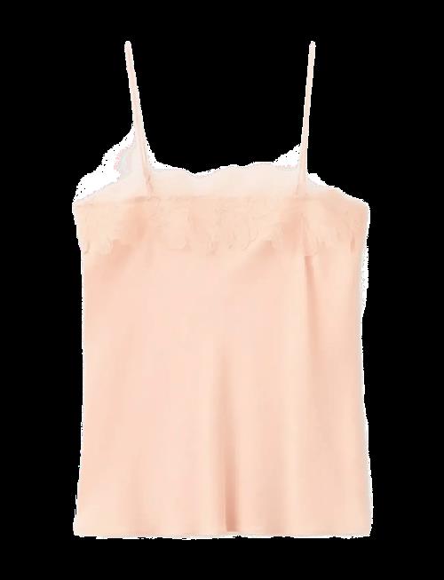 Mango | Lace Trim Top | M