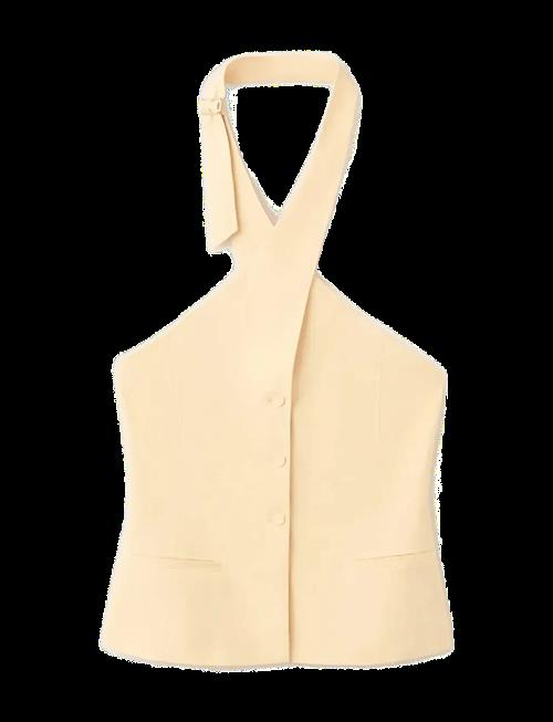 Mango | Linen Buttoned Top | L