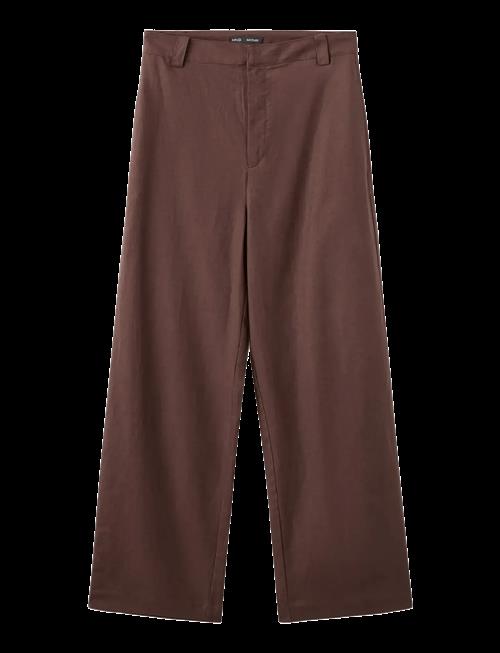 Mango | Linen High-Waist Trousers | 40