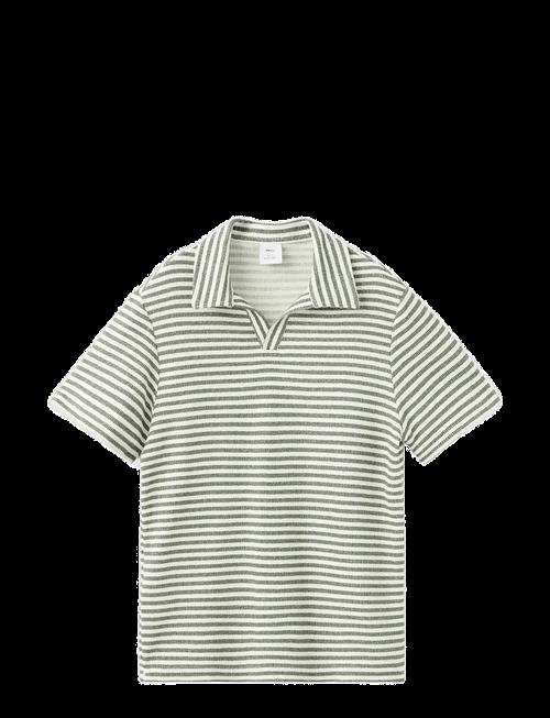Mango | Regular Fit Textured Stripe Polo | XL