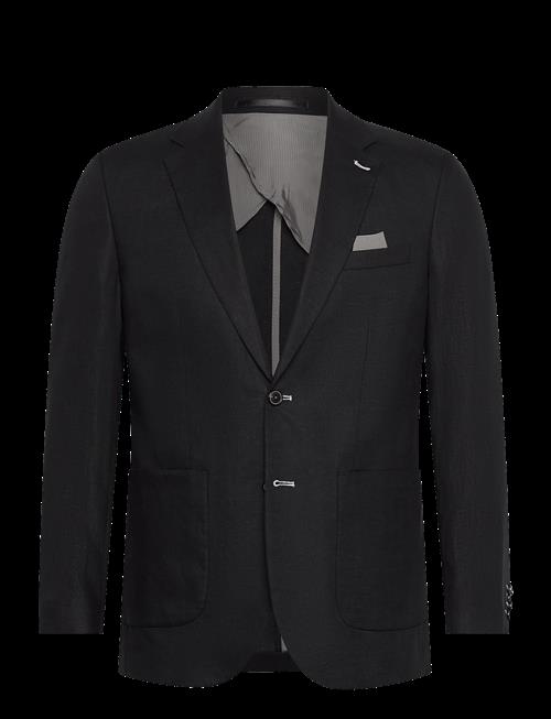 Lindbergh Black | Half Lined Linen Blazer | 48