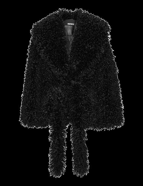 ROTATE | Faux Fur Belted Jacket | XXS/XS