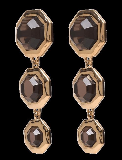 Syster P | Octagon Earrings Gold | ONE SIZE