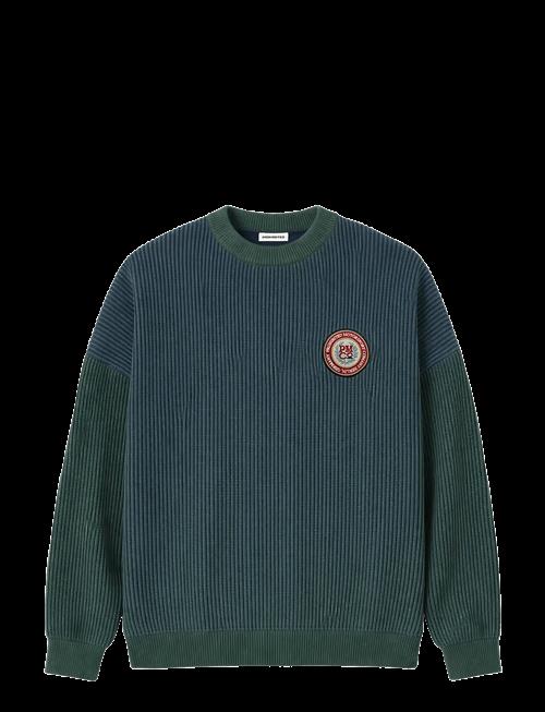 Prohibited | Cutoff Knit Sweater Green | L