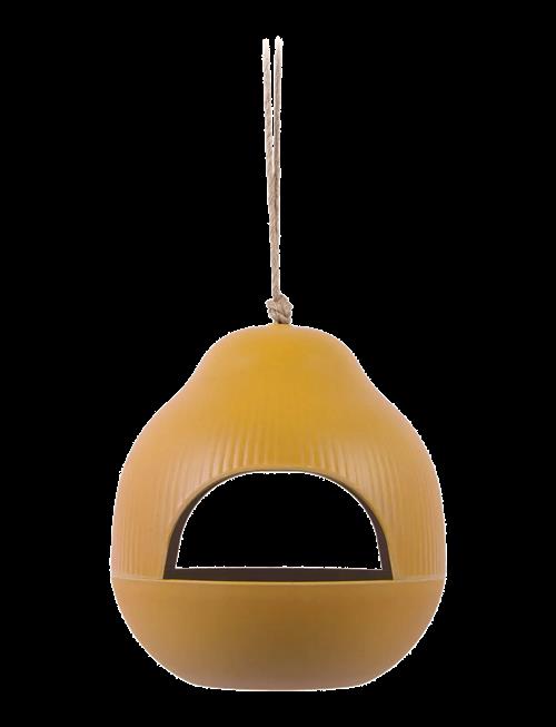 present time | Bird Feeder Capullo Ochre Yellow | H 19CM