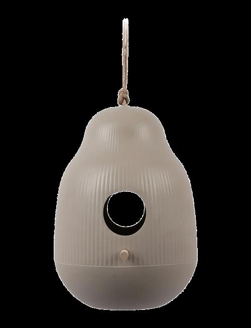 present time | Bird House Capullo Warm Grey | H 25CM