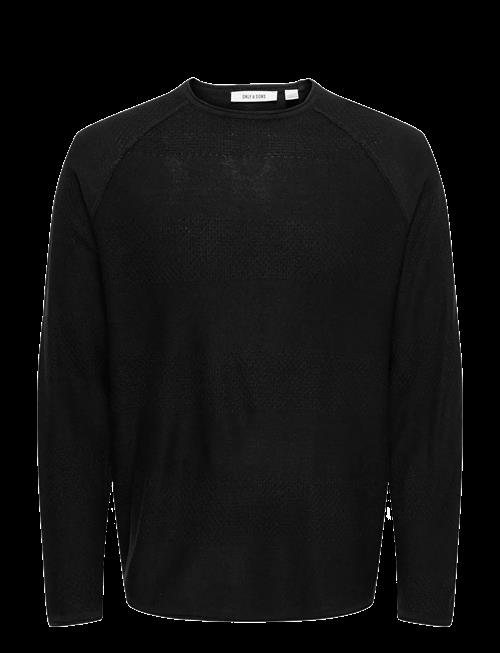 ONLY & SONS | Onsapollo Reg Ls Struc Crew Knit | XL
