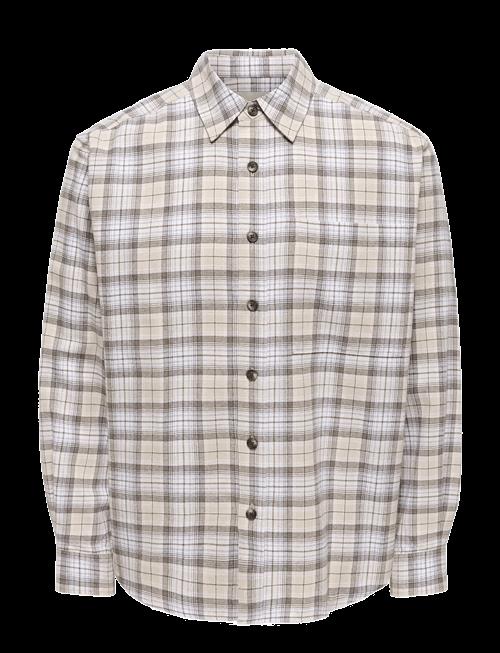 ONLY & SONS | Onsgudmund Loose Ls Checked Shirt | XL