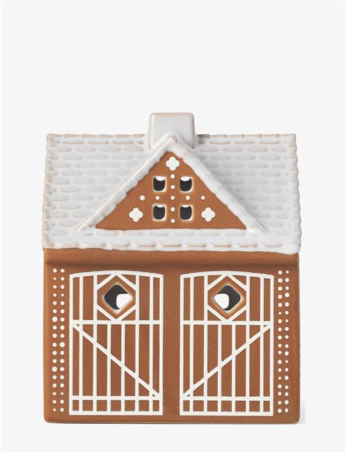 Kähler | Gingerbread Lighthouse Christmas Stable H11.5 Brown | 11.5