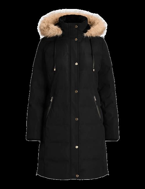 Lauren Ralph Lauren | Faux-Fur-Trim Hooded Down Coat | M