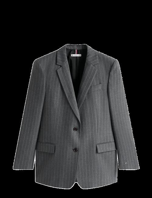 Tommy Hilfiger | Pinstripe Relaxed Blazer | 34