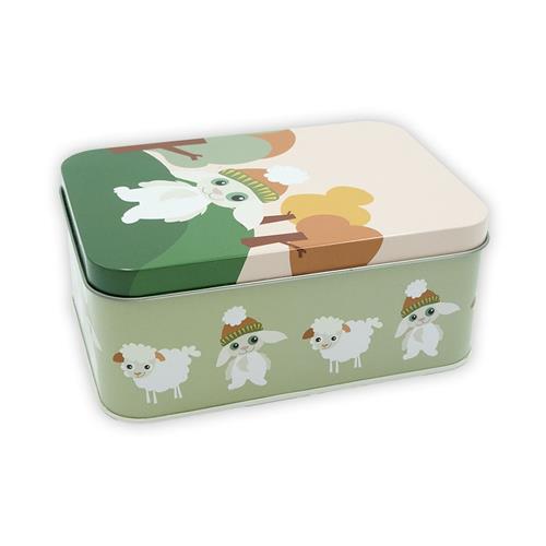 Blafre Madkasse Af Tin Hiking Bunny  Green/yellow-Onesize  Grøn  One Size  Drenge, Piger